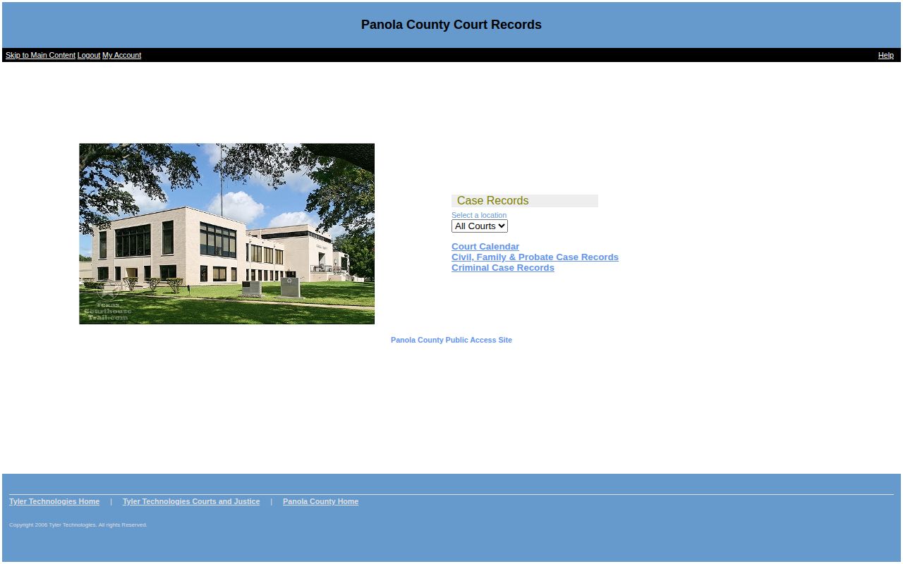 Panola County Detention Center release records portal